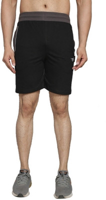 Tf Tex-fro Solid Men Reversible Black Casual Shorts