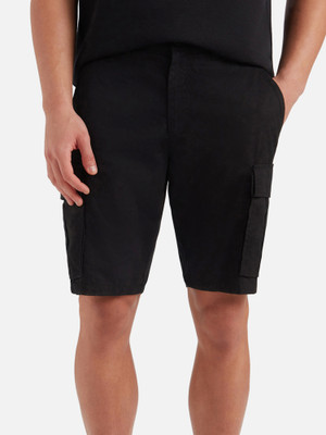 JOCKEY Solid Men Black Cargo Shorts