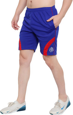 OORA TREND Mesh Men Blue Sports Shorts