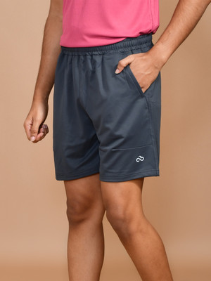 SKYKNIT Solid Men Grey Bermuda Shorts