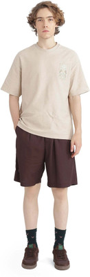 RARE RABBIT Solid Men Brown Regular Shorts