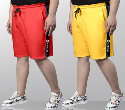 ARDEUR Self Design Men Multicolor Regular Shorts