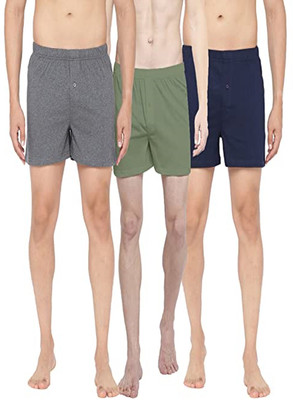 Ramraj Cotton Solid Men Multicolor Basic Shorts