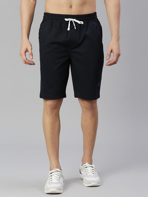 Thomas Scott Solid Men Dark Blue Basic Shorts