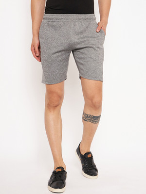DUKE Solid Men Grey Regular Shorts