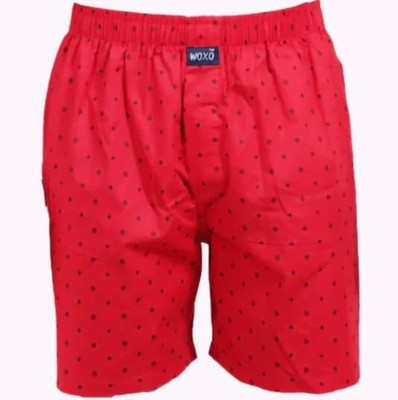 pajamakart Printed Men Red Regular Shorts