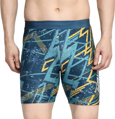 Lebami Geometric Print Men Multicolor Swim Shorts