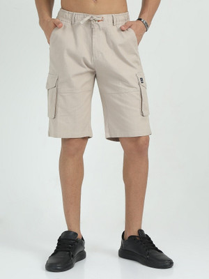 Bellaciao Clothings Co Solid Men Grey Cargo Shorts