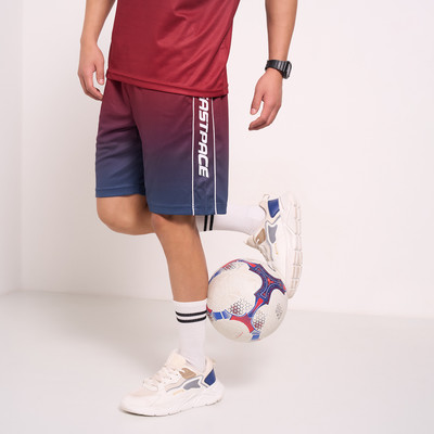 Ajile By Pantaloons Printed Men Blue Basic Shorts