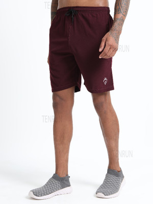 TENRUN Solid Men Multicolor Casual Shorts