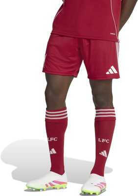 ADIDAS Graphic Print Men Red Sports Shorts