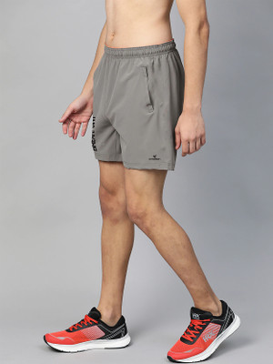 DPassion Self Design Men Grey Regular Shorts