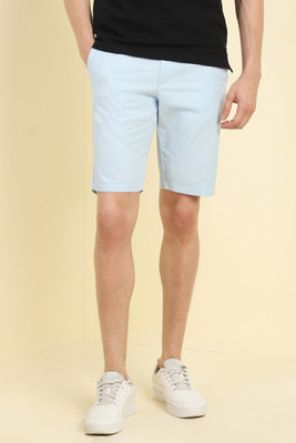 Allen Solly Solid Men Light Blue Casual Shorts