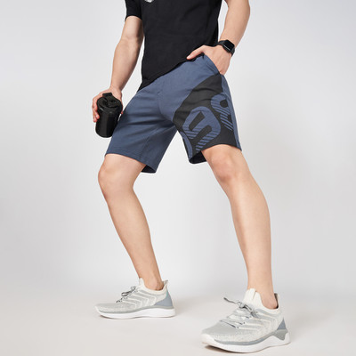 Ajile By Pantaloons Solid Men Grey Casual Shorts