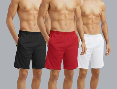 VS Tex Solid Men Multicolor Sports Shorts