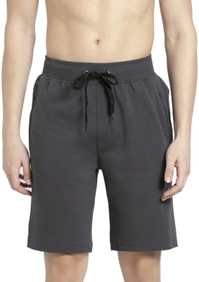 JOCKEY Solid Men Grey Casual Shorts