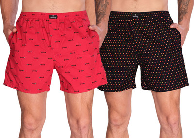 String Printed Men Multicolor Boxer Shorts