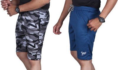 Anjaneya Printed Men Multicolor Regular Shorts