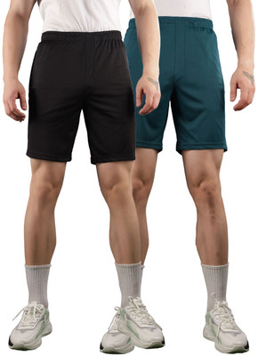 Force NXT Solid Men Multicolor Casual Shorts