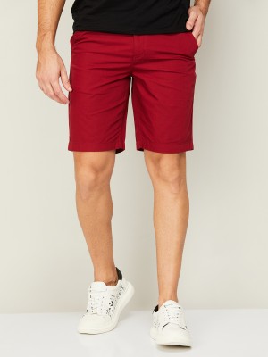 Fame Forever by Lifestyle Solid Men Maroon Basic Shorts