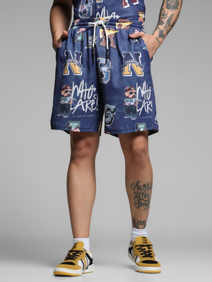 JACK & JONES Printed Men Multicolor Casual Shorts