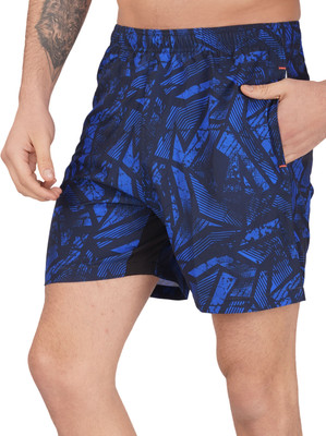 NINQ Printed Men Multicolor Night Shorts