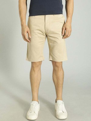 INDIAN TERRAIN Printed Men Brown Basic Shorts