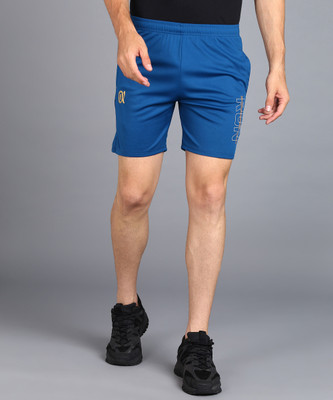 Moda Rapido Solid Men Blue Sports Shorts