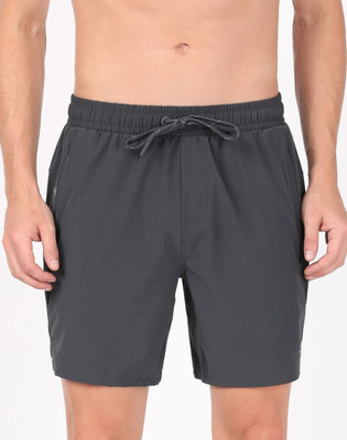 JOCKEY Solid Men Grey Sports Shorts