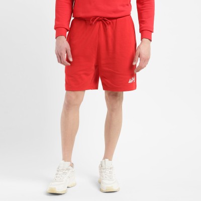 LEVI'S Solid Men Red Casual Shorts