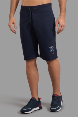 Beverly Hills Polo Club Solid Men Blue Basic Shorts