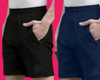 Ashishkunat Hub Solid Men Multicolor Sports Shorts