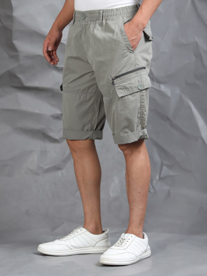 bEEVEE Solid Men Green Casual Shorts