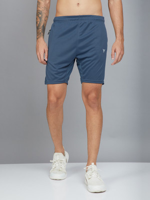 TECHNOSPORT Solid Men Blue Sports Shorts