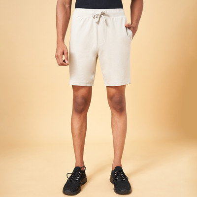 Ajile By Pantaloons Solid Men Grey Regular Shorts