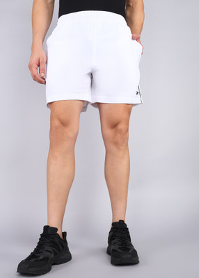 REEBOK Solid Men White Basic Shorts