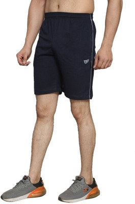 Tf Tex-fro Solid Men Reversible Blue Casual Shorts
