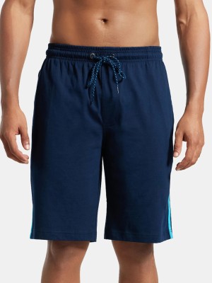 JOCKEY Solid Men Blue Sports Shorts