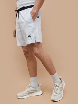 Kappa Solid Men Grey Denim Shorts