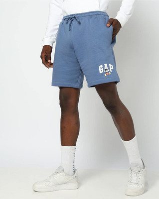 GAP Printed Men Blue Basic Shorts