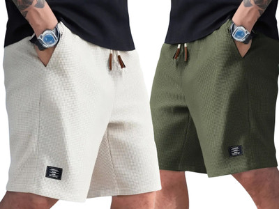 sti Solid Men Multicolor Regular Shorts