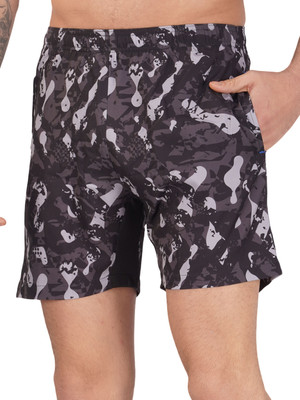 NINQ Printed Men Multicolor Night Shorts