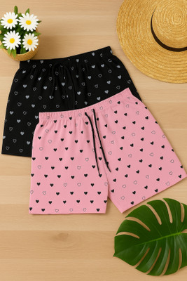 RIOCREATION Printed Women Multicolor Regular Shorts