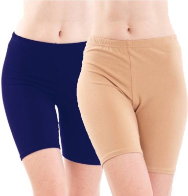 Zed Solid Women Multicolor Cycling Shorts