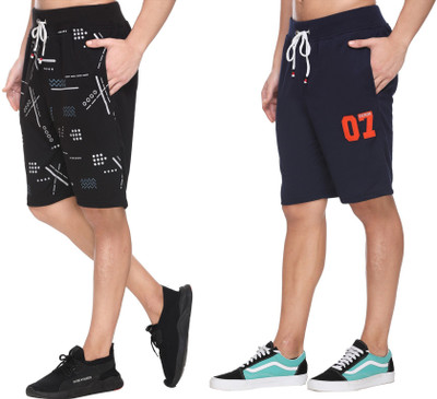 Basis Printed Men Multicolor Basic Shorts