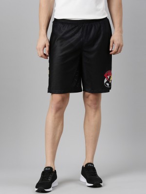 FILA Solid Men Black Sports Shorts