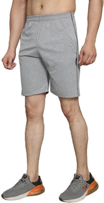 Tf Tex-fro Solid Men Reversible Grey Casual Shorts