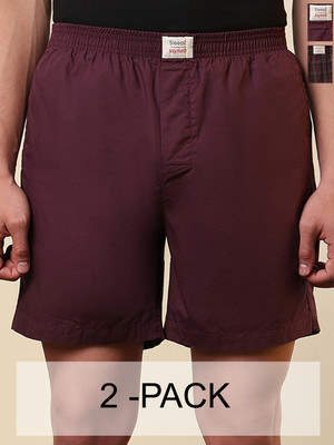 SLEEPZ BY RAYMOND Checkered Men Multicolor Boxer Shorts