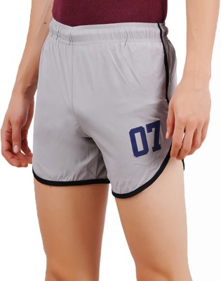 jocker Solid Men White Sports Shorts