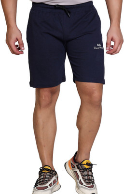 Classic Martino Solid Men Dark Blue Regular Shorts